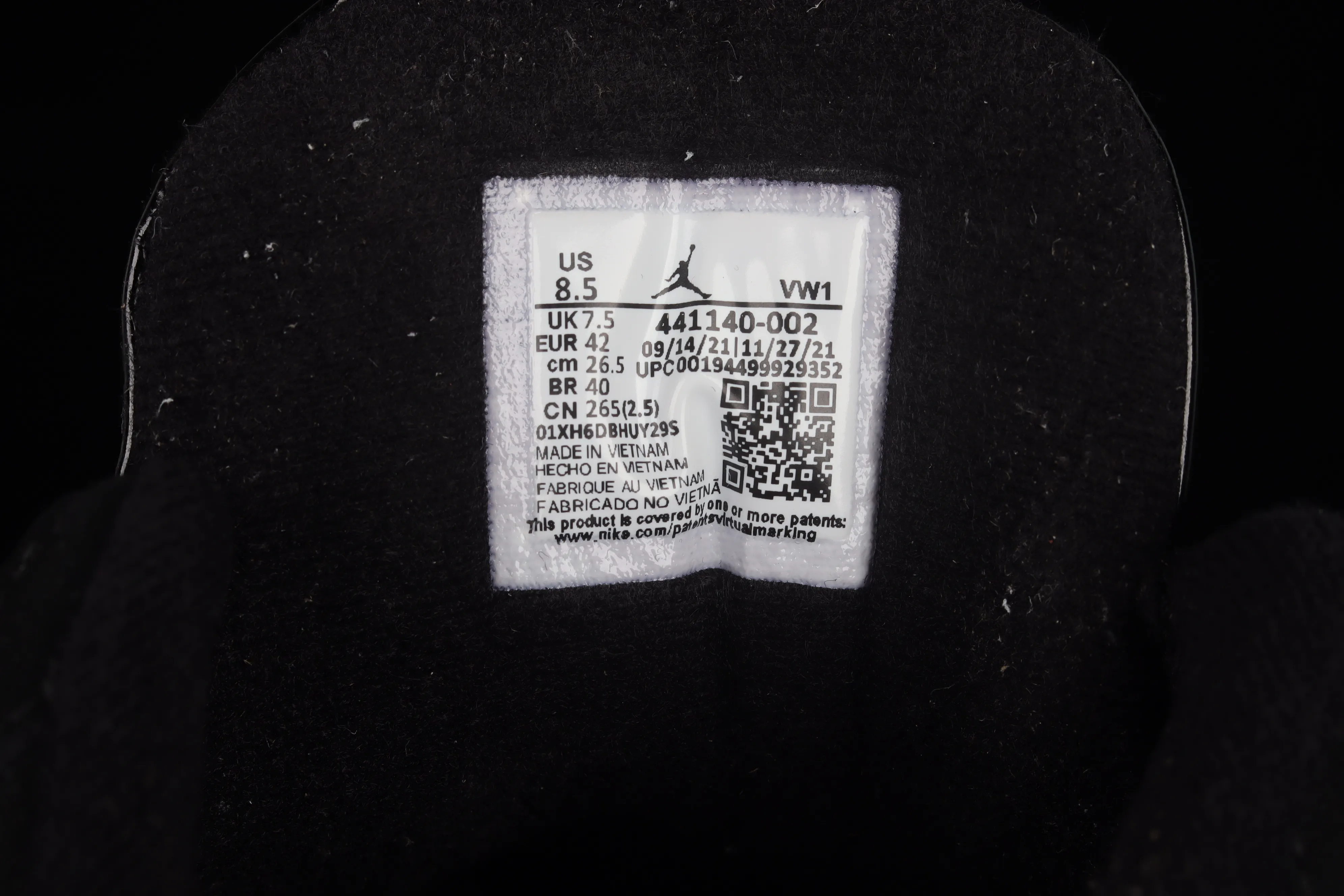 All categories Air Jordan Jordan series basketball shoes Air Jordan 3 Air Jordan 3 Retro AJ3 Joe 3 black and white panda 441140-002